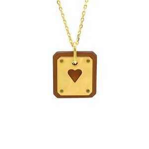 Hermes As de coeur Necklace Pendant